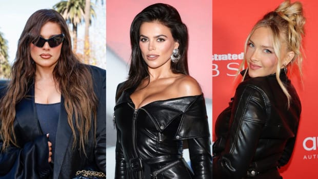 Ashley Graham, Brooks Nader and Camille Kostek